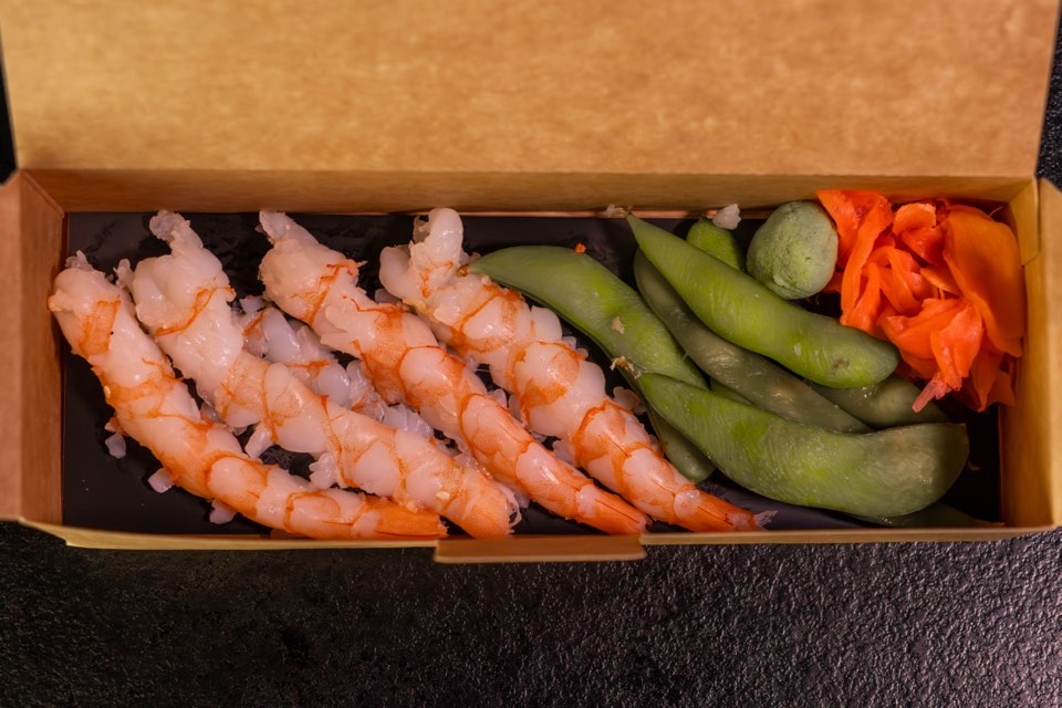 Sashimi Box Cooked Shrimps